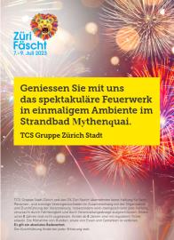 Züri Fäscht 2023 Feuerwerk im Strandbad Mythenquai Tickets 7 8