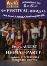 Oesch's die Dritten präsentieren das 3. Hot Shot Festival 2025 - HEIMAT-PARTY Oesch's die Dritten präsentieren das 3. Hot Shot Festival 2025 - HEIMAT-PARTY